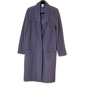 Hillary Macmillan Women's Oversized Textured Trench Coat- Size Large